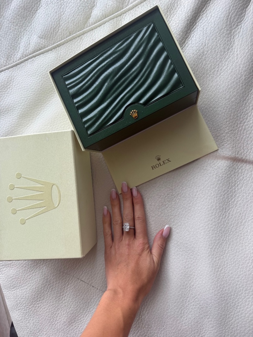 Rolex 💯% Authentic empty presentation storage box with booklets, card, case
